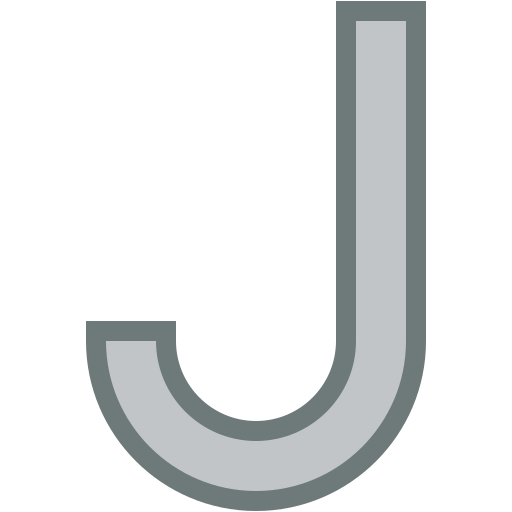 lettera j Generic color lineal-color icona