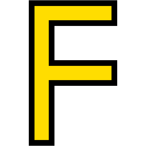 Буква f Generic color lineal-color иконка