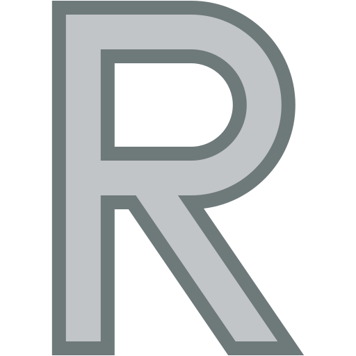 litera r Generic color lineal-color ikona