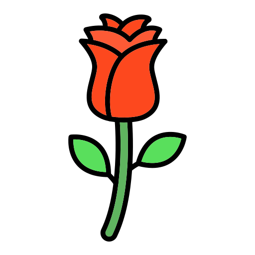 Роза Generic color lineal-color иконка