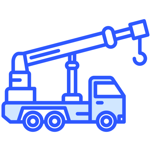 Crane truck Generic color lineal-color icon