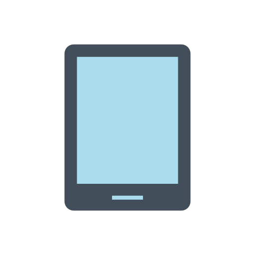 Tablet Generic color fill icon