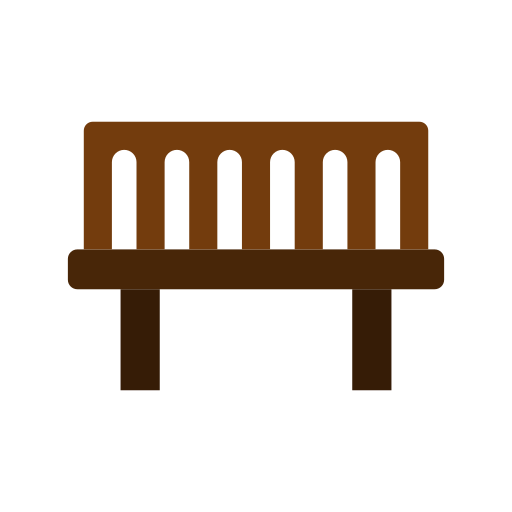 chaise en bois Generic color fill Icône