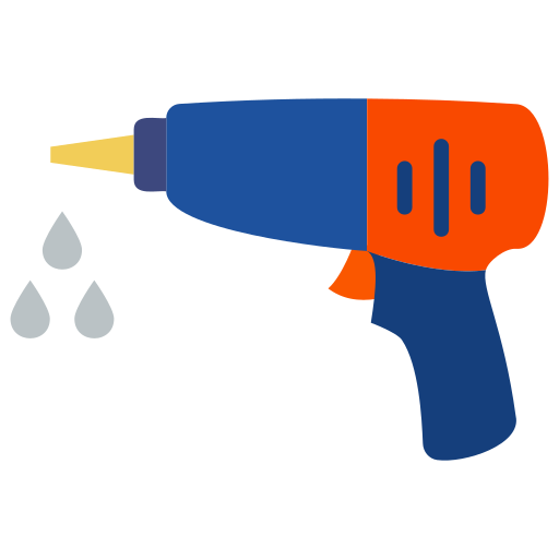 Glue gun  Generic color fill icon