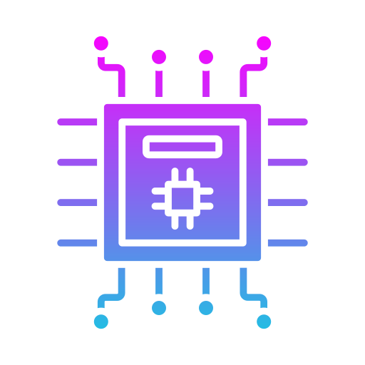 circuit Generic gradient fill icoon