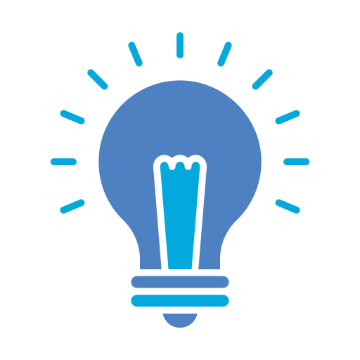 Lightbulb Generic color fill icon