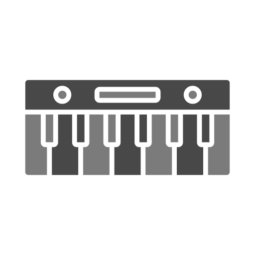 피아노 Generic color fill icon