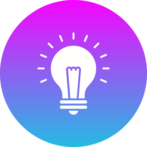 Lightbulb Generic gradient fill icon