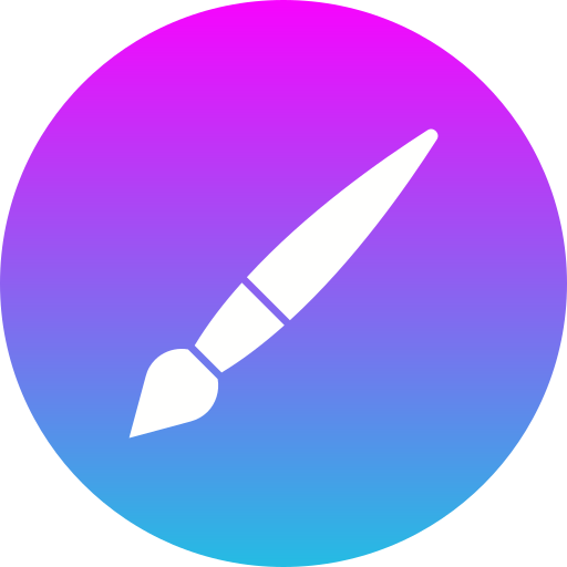 Paint brush Generic gradient fill icon