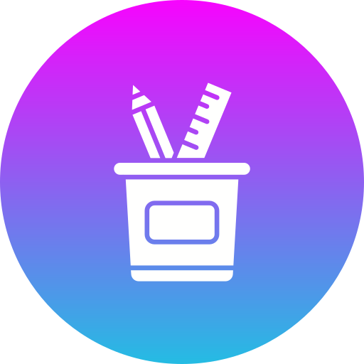 Stationary Generic gradient fill icon
