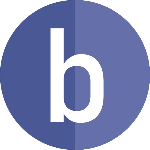 文字b Generic color fill icon