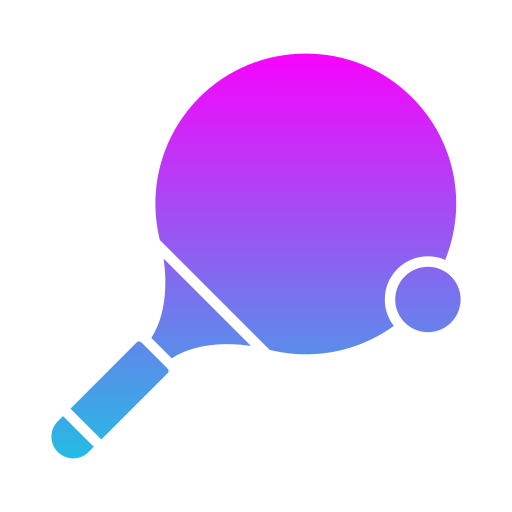 Настольный теннис Generic gradient fill иконка