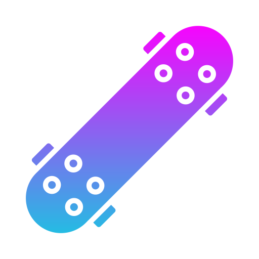 skateboard Generic gradient fill icoon