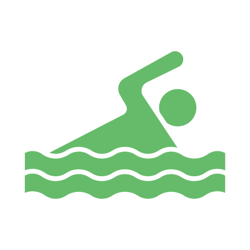 pływanie Generic color fill ikona
