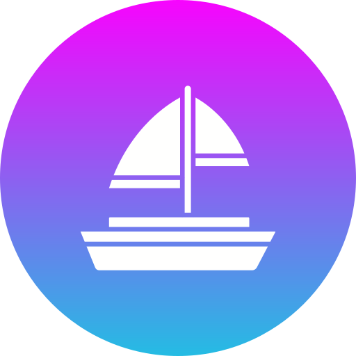 yacht Generic gradient fill icon
