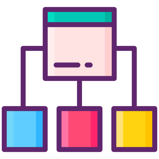 サイトマップ Generic color lineal-color icon