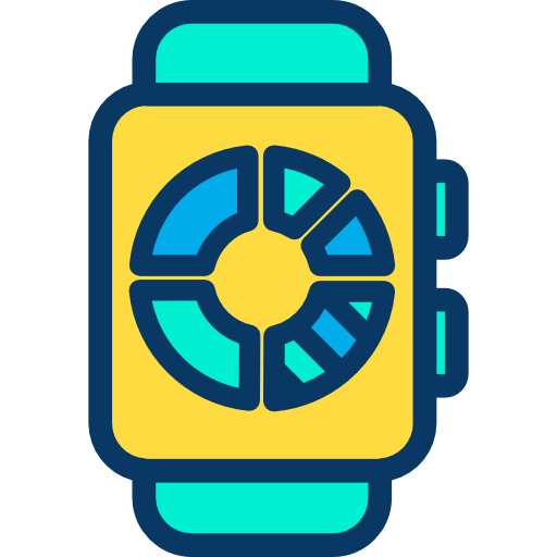 reloj inteligente Kiranshastry Lineal Color icono