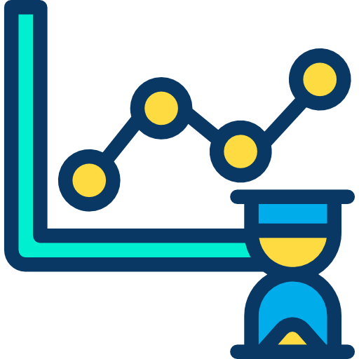 Line chart Kiranshastry Lineal Color icon