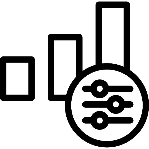 balkendiagramm Kiranshastry Lineal icon