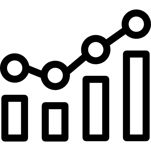 Bar chart Kiranshastry Lineal icon