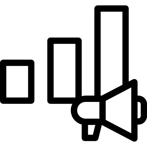 막대 차트 Kiranshastry Lineal icon