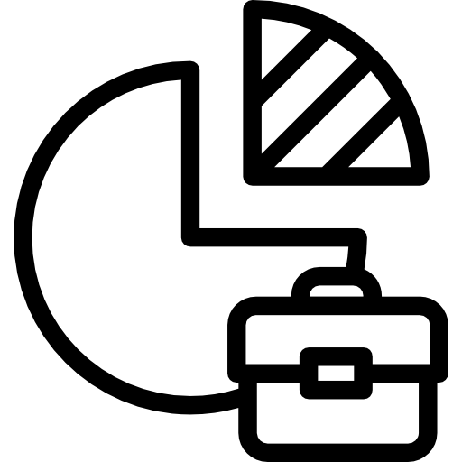 gráfico circular Kiranshastry Lineal icono