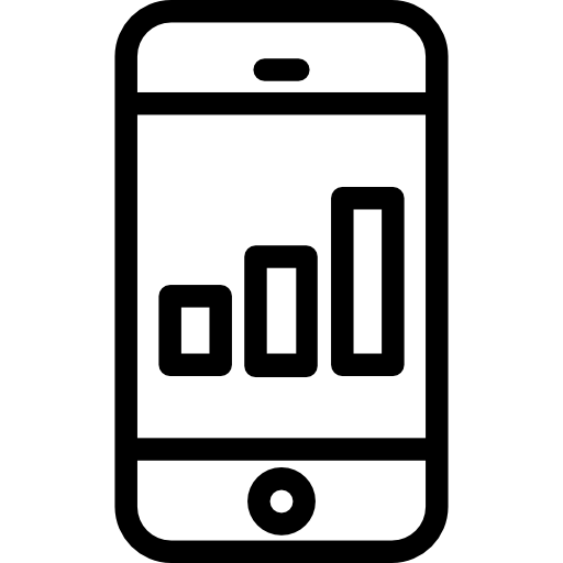 staafdiagram Kiranshastry Lineal icoon