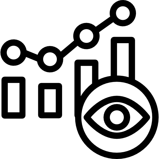 wykres słupkowy Kiranshastry Lineal ikona