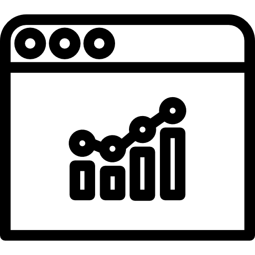 staafdiagram Kiranshastry Lineal icoon