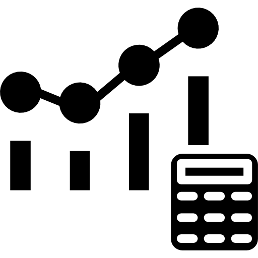 gráfico de barras Kiranshastry Solid icono