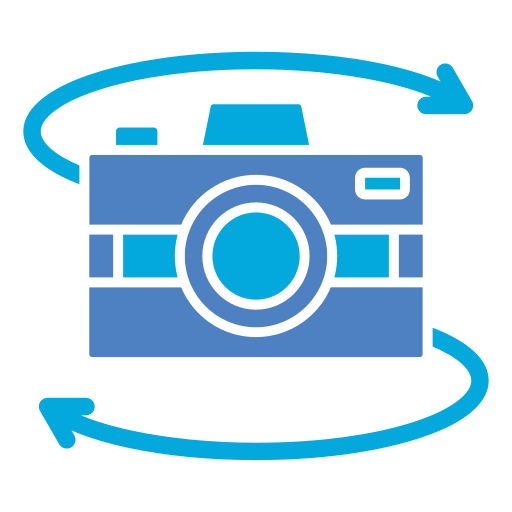 cámara 360 Generic Blue icono