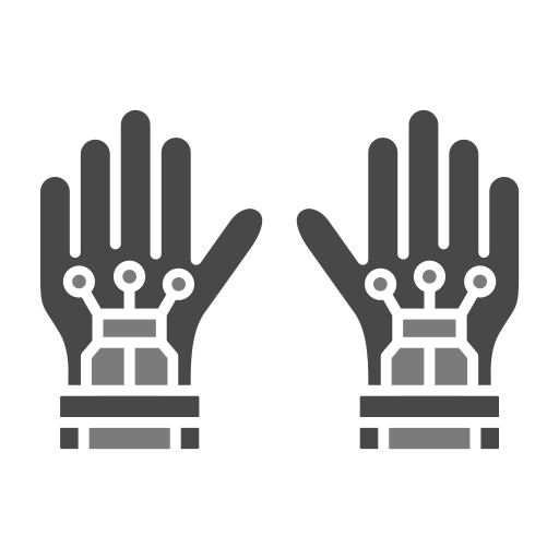 Gloves Generic Grey icon