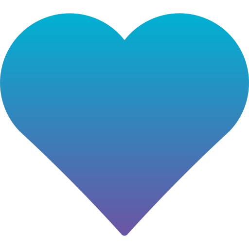 corazón Generic gradient fill icono