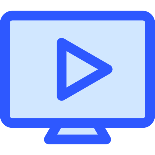Video streaming Generic color lineal-color icon