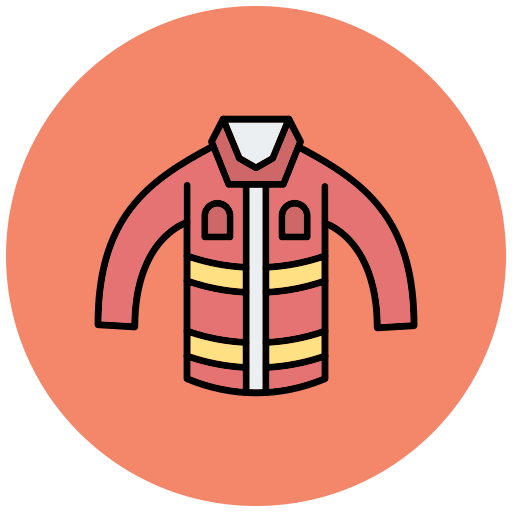Firefighter uniform Generic color lineal-color icon
