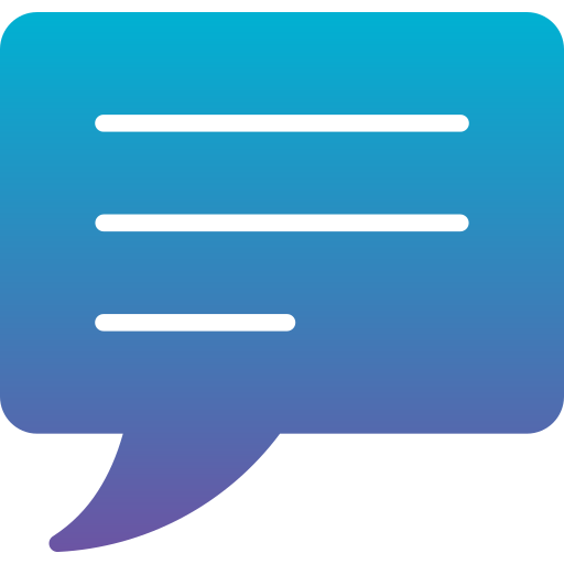 Message Generic gradient fill icon