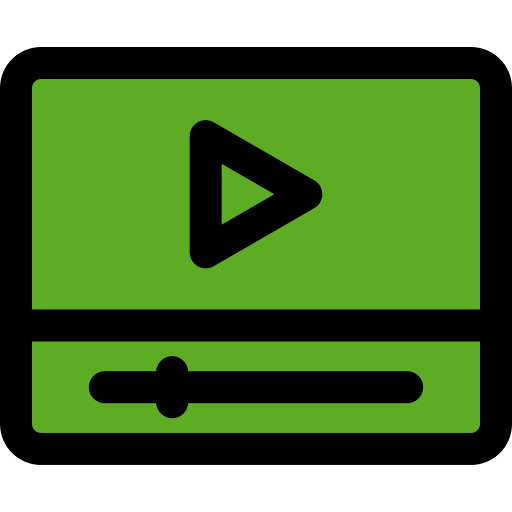 Video Generic color lineal-color icon