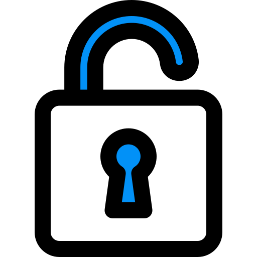 Unlock Generic color lineal-color icon