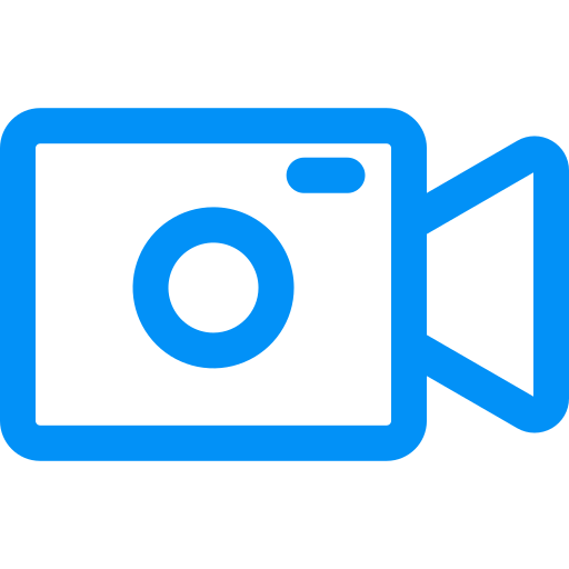caméra vidéo Generic color outline Icône