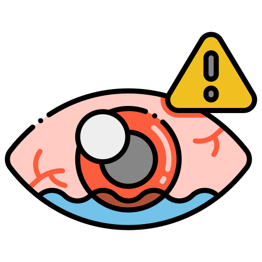 Red eye Generic color lineal-color icon