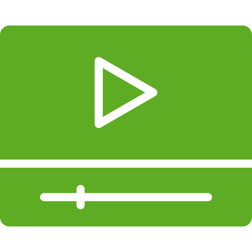 Video Generic color fill icon