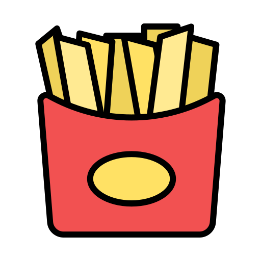pommes frittes Generic color lineal-color icon