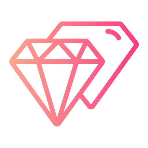 Diamond Generic Gradient icon