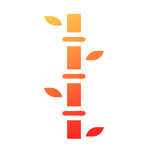 대나무 Generic gradient fill icon