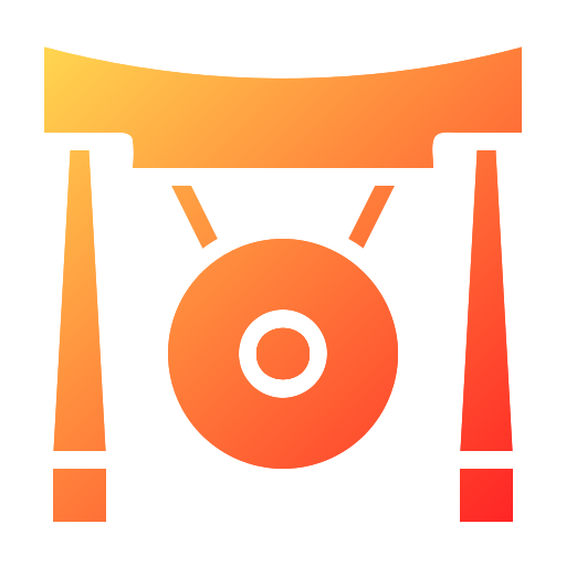 Gong Generic gradient fill icon
