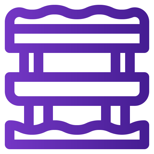 Bench Generic gradient outline icon