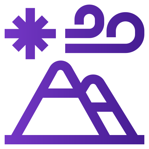 berg Generic gradient outline icon