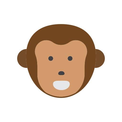 Monkey Generic color fill icon