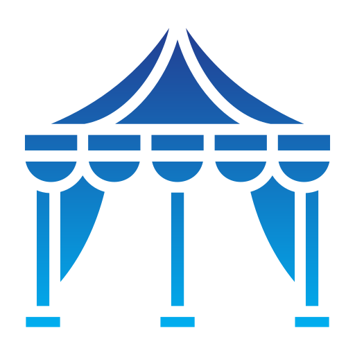 Tent Generic gradient fill icon
