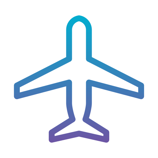 vliegtuigmodus Generic gradient outline icoon